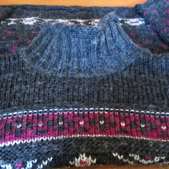 Vintage Marsh Landing wool blend Fair Isle Sweater in Ladies - Picture 3 of 9